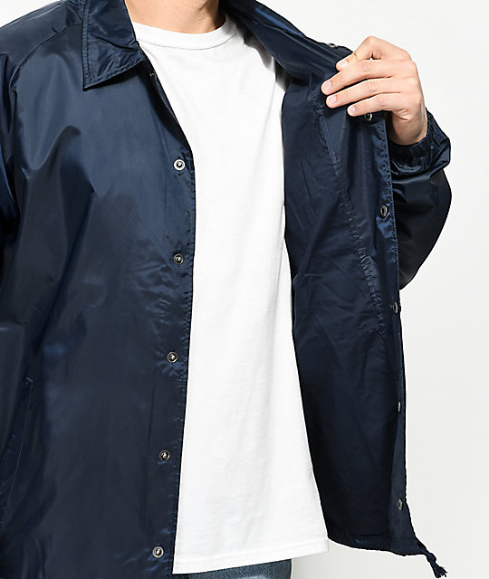 champion windbreaker mens navy