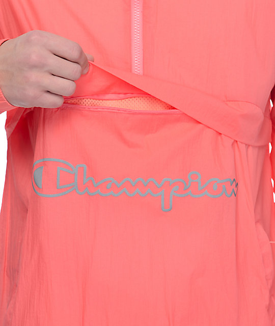 pink champion windbreaker