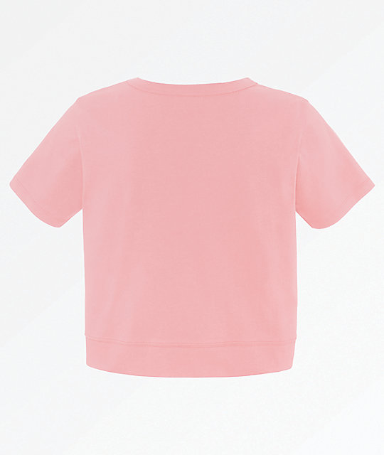 Champion Pink Bow Pink Crop T-Shirt 