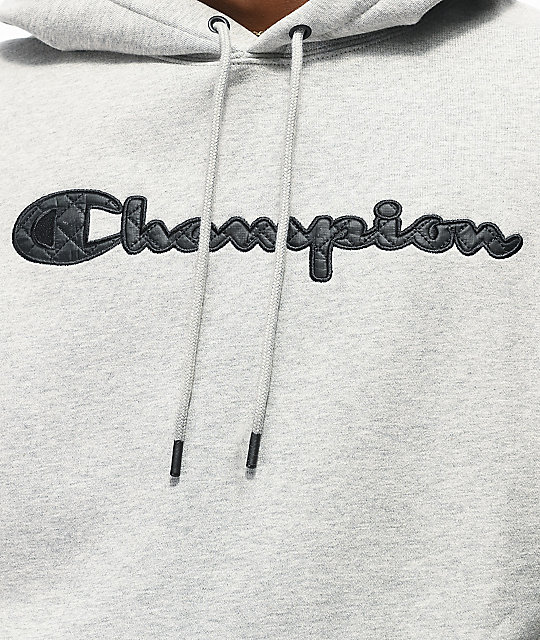 grey champion hoodie no hood