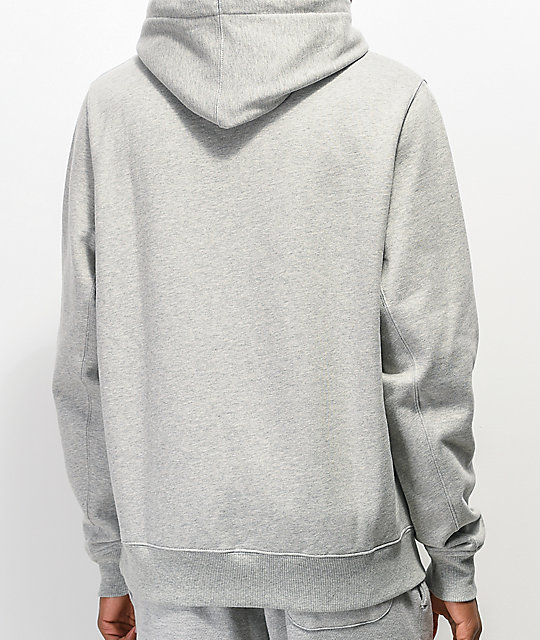 grey champion hoodie no hood