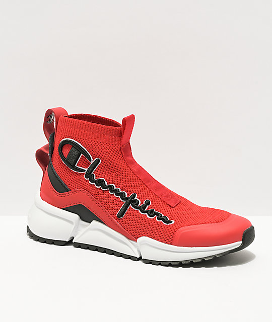 red champion sock shoes