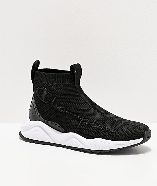 champion all black sneakers