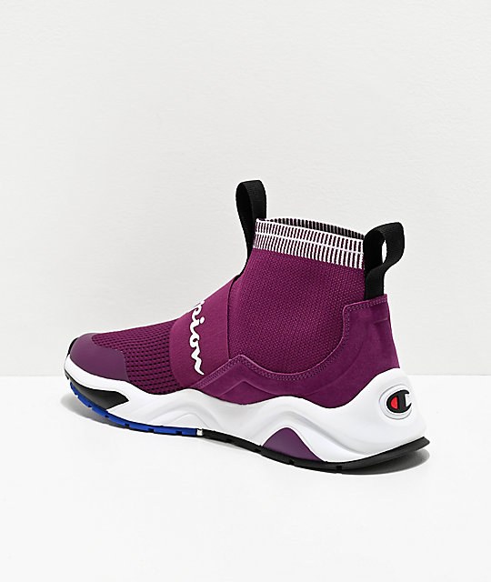 purple champion sneakers