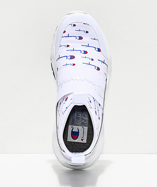 champion rally script black & white shoes