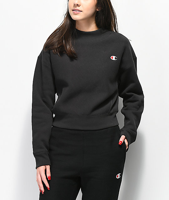 champion mock neck sweater