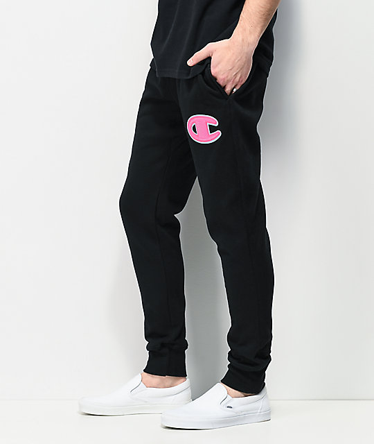 champion reverse weave big c chainstitch jogger