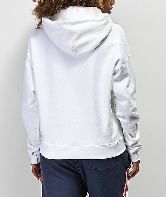 sudadera champion mujer blanca