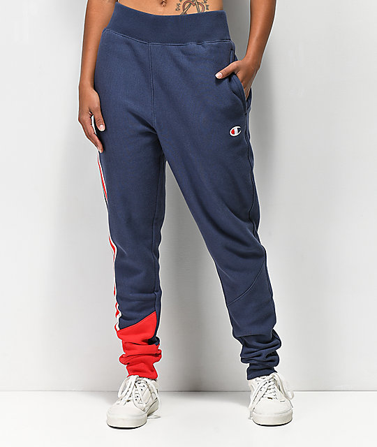 blue champion sweatpants