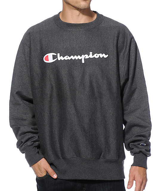 Champion Reverse Weave Crew Neck Sweatshirt | Zumiez
