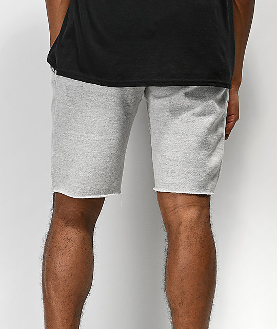 champion cut off sweat shorts