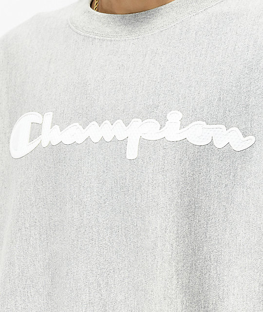 champion reverse weave mesh & leather mint mens hoodie