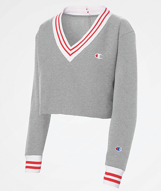 champion v neck sweater