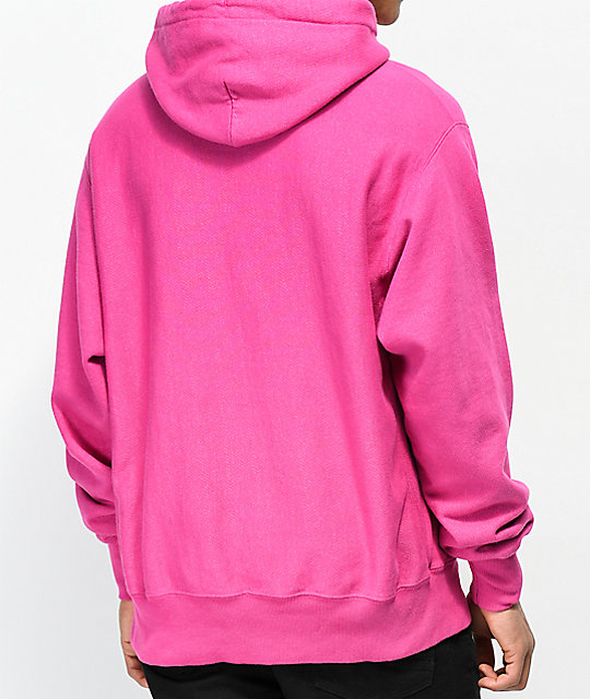 pink neon hoodie