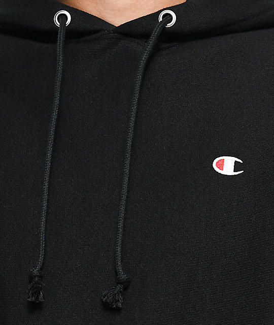 champion reverse weave small logo hoodie