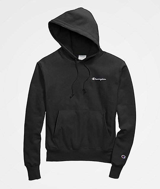 champion embroidered script pullover hoodie sweatshirt