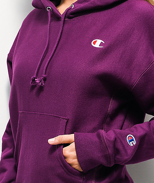 purple colour hoodie