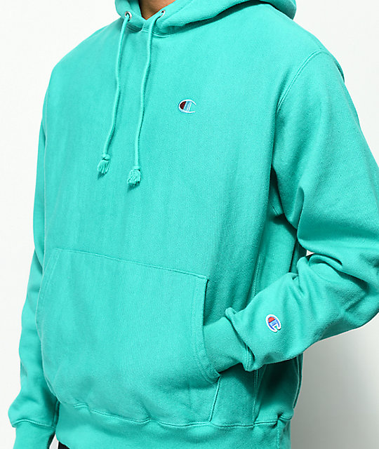sudadera champion hombre verde