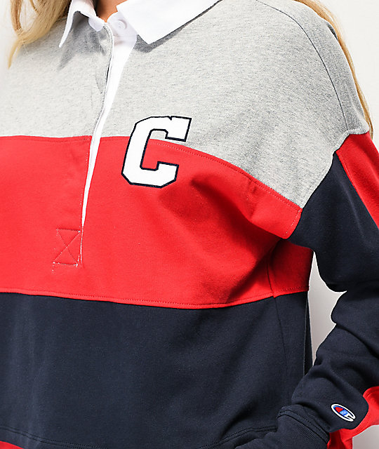 champion colorblock rugby shirt