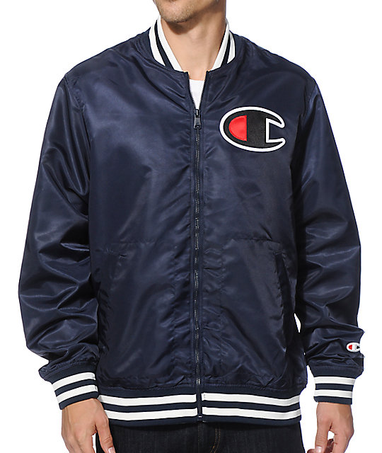 Champion Satin Baseball Jacket | Zumiez