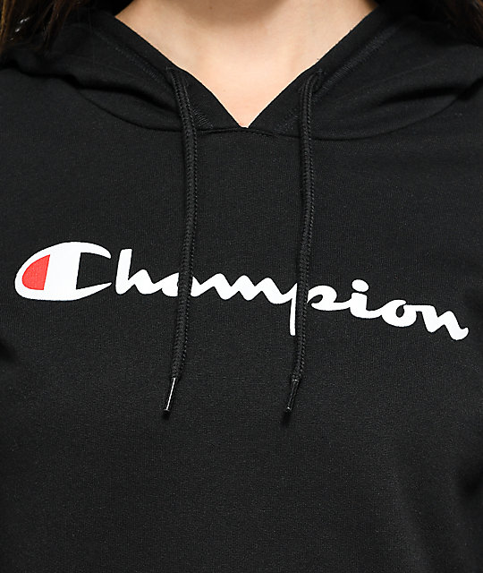 champion script logo hoodie