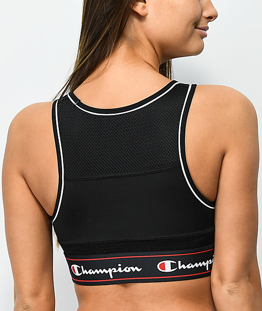 black champion sports bra