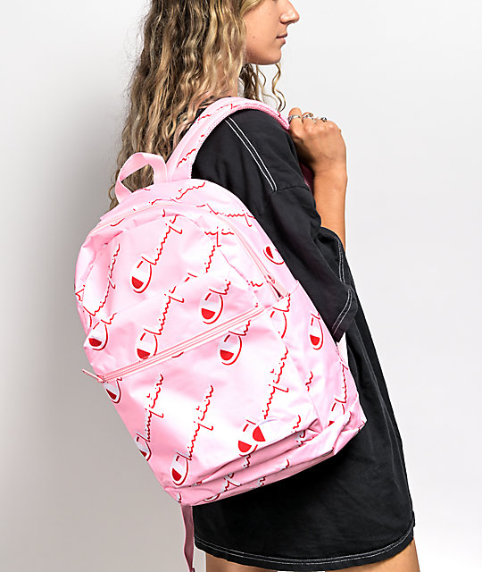 Champion Supercize Allover Repeat Pink Backpack Zumiez