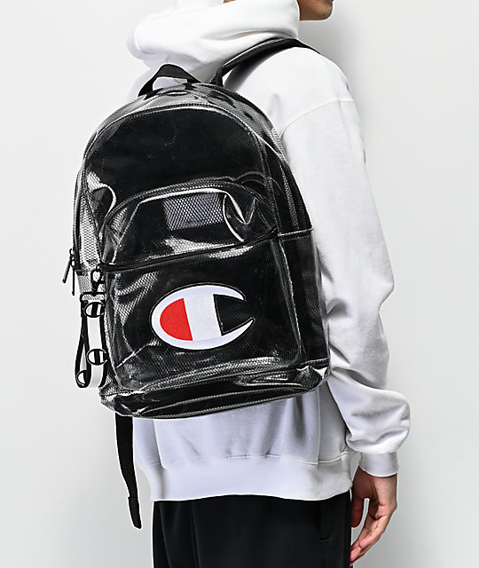 champion supercize clear backpack
