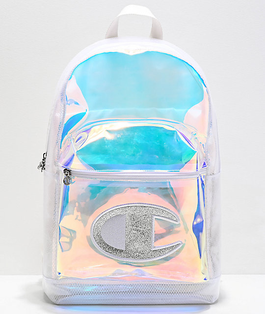 Supercize Clear Iridescent Backpack 