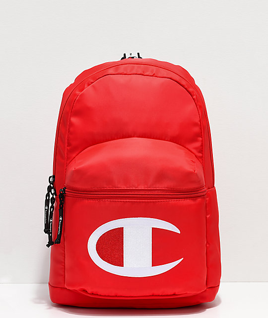 champion bookbag red