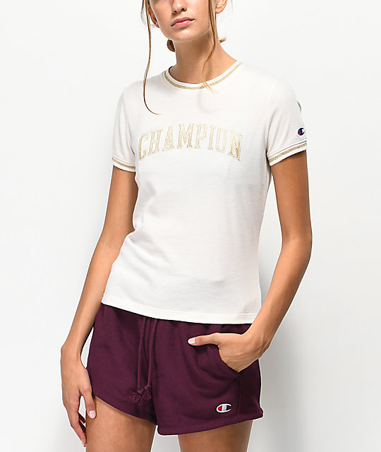 camiseta corta blanca