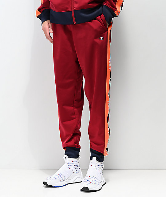 champion script track pants