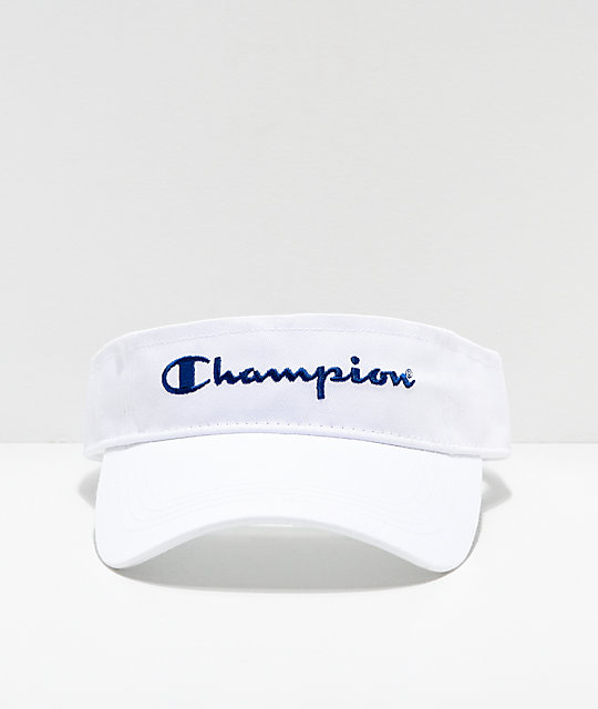 champion white visor