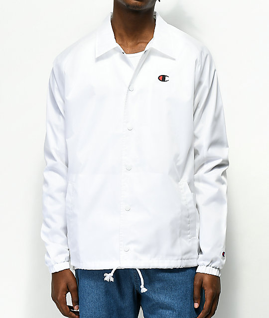 white coach jacket mens