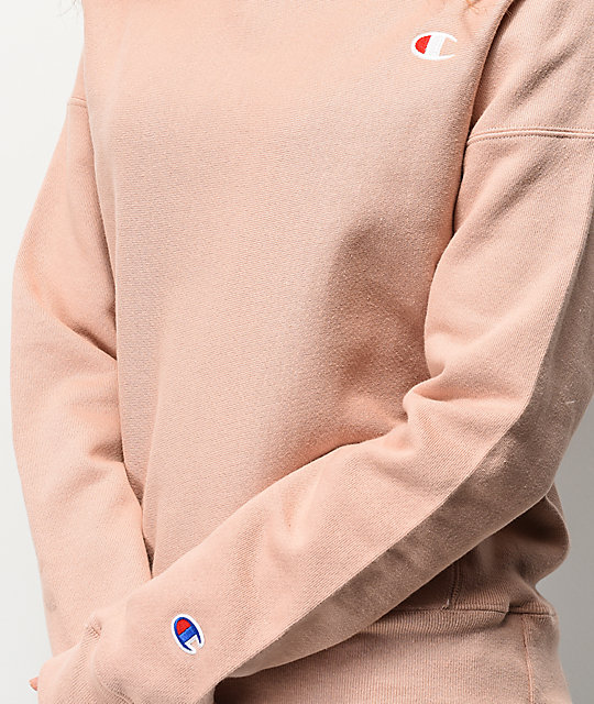 sudadera champion beige