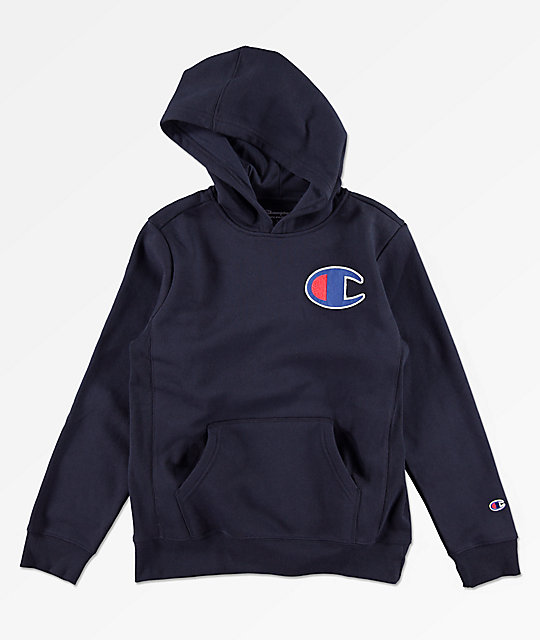 sudadera champion azul marino