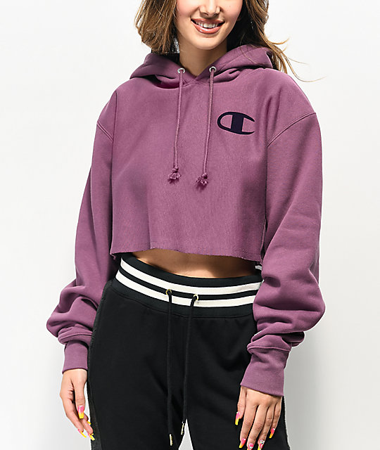 sudadera corta con capucha