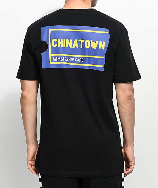 Chinatown Market Membership Card Black T-Shirt | Zumiez