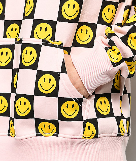 x smiley face hoodie