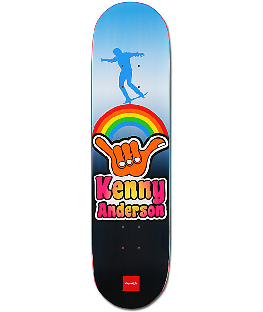 Chocolate Anderson Hang Loose 8 125 Skateboard Deck Zumiez Chocolate Anderson Hang Loose 8 125