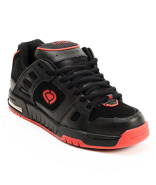 Circa Shifter Black & Red Skate Shoes at Zumiez : PDP