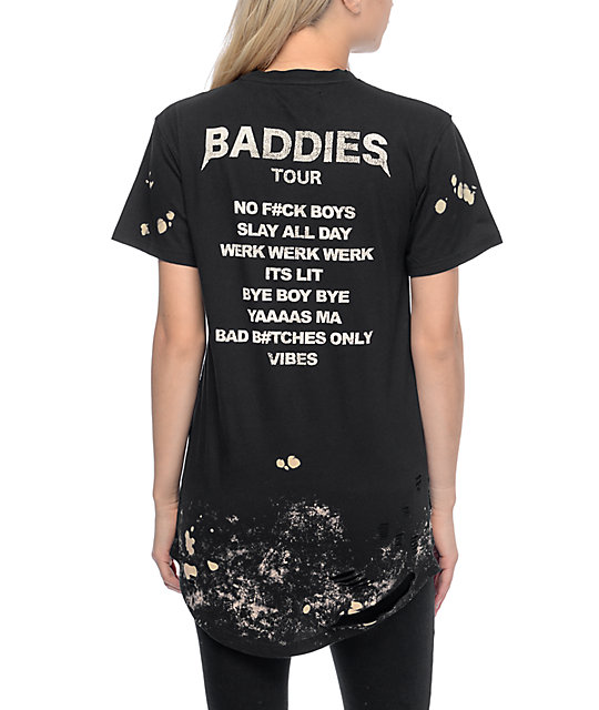 Civil Baddies Tour Black Drop T-Shirt