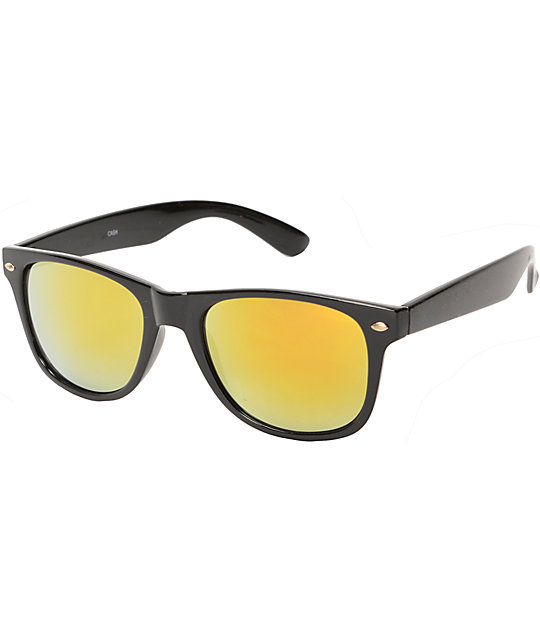 Classic Black & Green Sunglasses | Zumiez