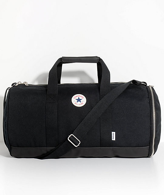 Converse All Star Barrel Black Duffel Bag