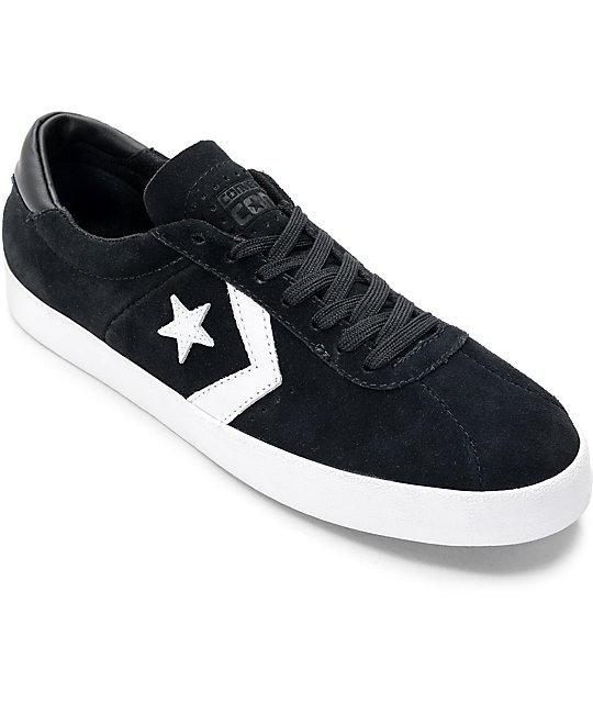 Converse Breakpoint Pro Ox Black & White Skate Shoes | Zumiez