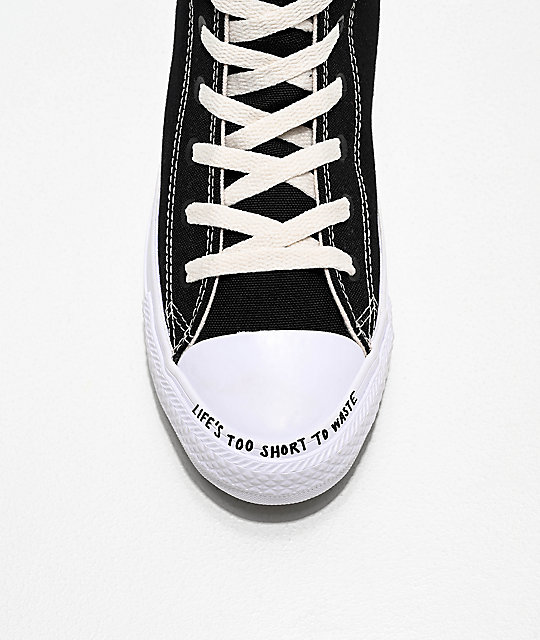 black short converse shoes