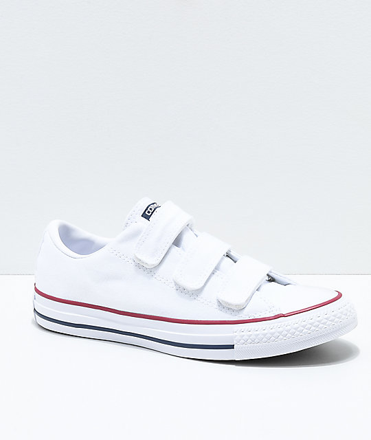 converse white chuck taylor all star 3v ox trainers