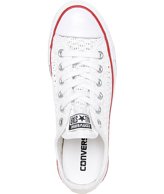 chuck taylor all star crochet low top