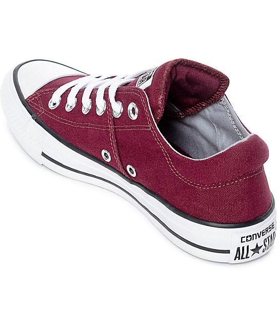 Converse Chuck Taylor All Star Ox Madison Burgundy & White Shoes | Zumiez