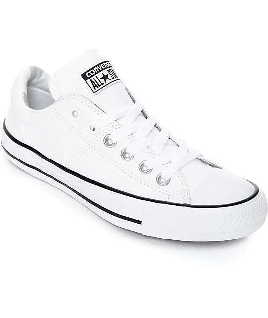 Converse Chuck Taylor All Star Ox Madison White & White Shoes | Zumiez